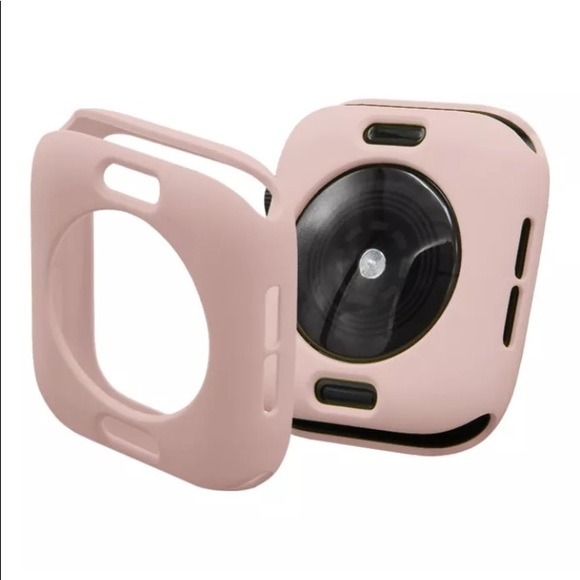 NEW Apple Watch Protective Sport Bumper Case Pink - Picture 3 of 7